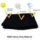 thumbnail image 4 of Outdoor Waterproof TV Cover for 8085 Inch Flat Screen Black 600D Fabric, 4 of 5