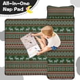 thumbnail image 4 of Red and Green Christmas Reindeer Pattern Toddler Nap Mats for Kids Preschool,50"x20" Sleeping Mat Bag or Kids,Toddler Sleeping Bag,Toddler Nap Mat or Daycare, 4 of 6