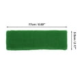 thumbnail image 4 of Unique Bargains 1 Pc Breathable Headband Solid Color Headband for Sport Green, 4 of 6