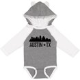 thumbnail image 3 of Inktastic Austin Texas Skyline Silhouette Tx City Boys or Girls Long Sleeve Baby Bodysuit, 3 of 5