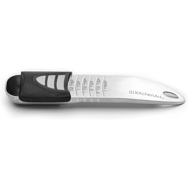 KitchenArt Stainless Steel Pro Adjust-A-Tablespoon, Adjustable Tablespoon