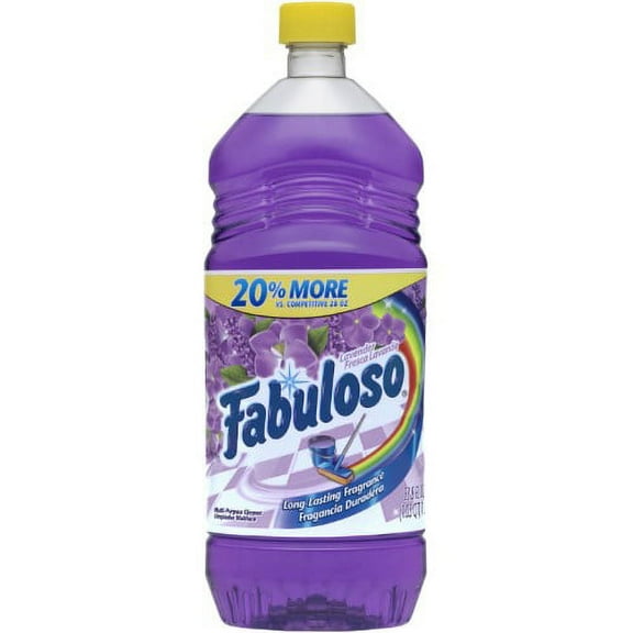 Fabuloso All-Purpose Cleaner, Lavender - 33.8 Fl Oz (Pack of 20)