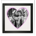 thumbnail image 3 of Heart Mat Cut-out Picture Frame with Pink Accent Made to Display 4x6-Inch Photos, 3 of 5
