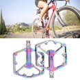 thumbnail image 4 of 1 par de pedales de bicicleta de aleación de aluminio, 9/16 pulgadas, ligera, antideslizante, pedales de bicicleta , pedales de ciclismo Baoblaze pedales de bicicleta de montaña, 4 of 7
