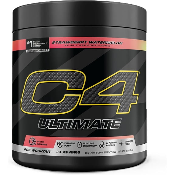 C4 Ultimate Pre-Workout Performance, Orange Mango, 11.5 oz (326 g), Cellucor
