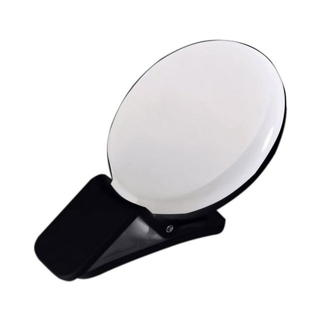 SUTENGDA Led Light Mask Cell Phone Battery Selfie Light for Phone with 3 Light Temperatures LED Light Cell Phone Laptop Photography Lighting Clip on Rechargeable Led Photography Lighting