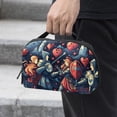 thumbnail image 2 of Hearts Battle Waterproof Oxford Cloth Storage Box for Hard Drive Bags, Power Cord Box Organizer, Cord Box Organizer - 5.9x9.44x3.14 in., 2 of 6