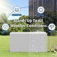 thumbnail image 4 of 99 Gallon Deck Box, Waterproof Resin Outdoor Storage Box, Lockable Patio Container & Bench for Furniture Cushions, Garden Tools, 4 of 7