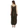 thumbnail image 4 of Inkmeso Robe d'Été Aguichant Imprimée pour Femmes à Bretelles Spaghetti, Robe Maxi Décontractée de Plage et de Villégiature, 4 of 7