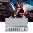 thumbnail image 3 of Mistaha 10-Piece 1/2-Inch Drive Socket Wrench Set with 36mm Socket Height - Includes 1 Curved Rod and 9 Sockets (8-21mm), Carbon Steel, Storage Box Included, 3 of 5