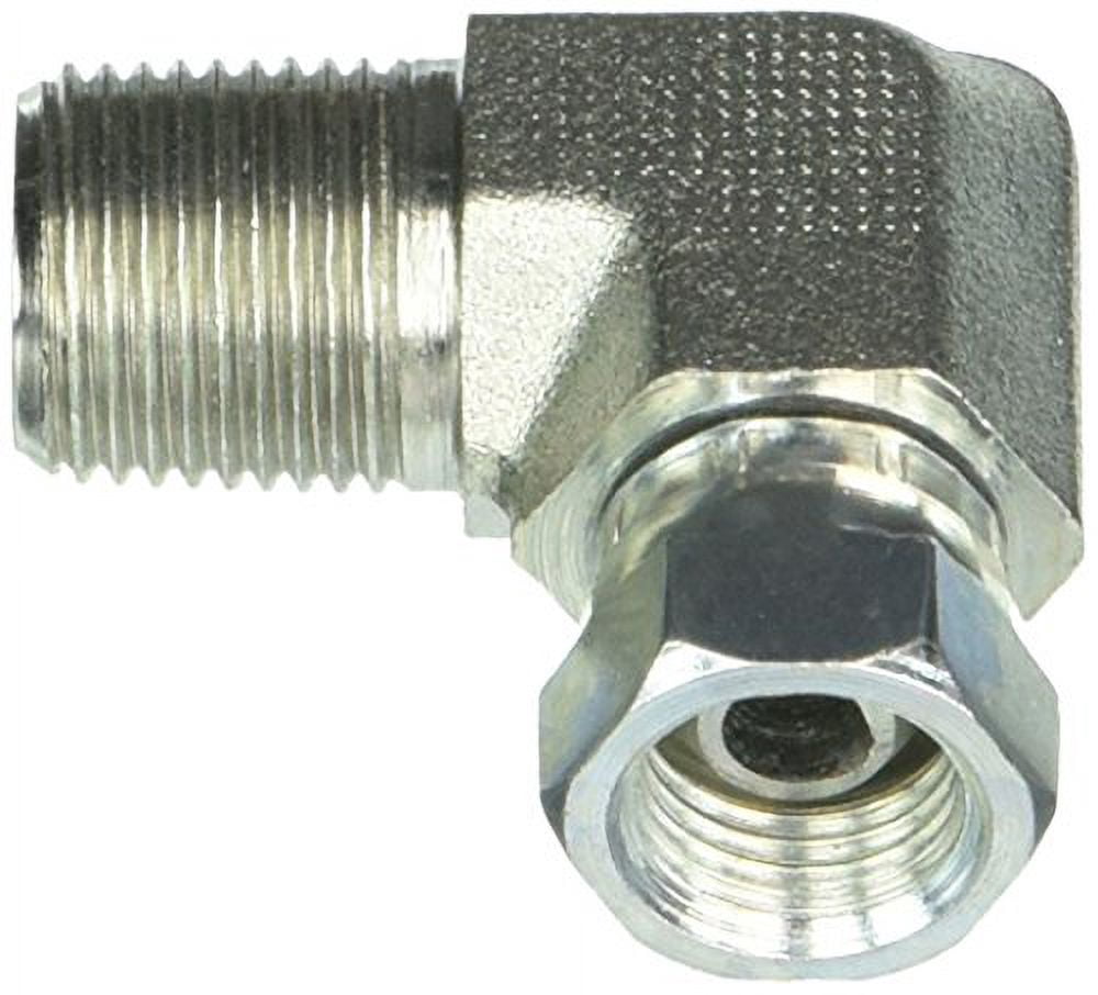 Gates Male Pipe NPTF to Female Pipe Swivel NPSM - 90 (SAE to SAE)