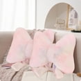 thumbnail image 6 of Bow Pillow Decorative Pillows Aesthetic Home Decor Soft Seat Cushions Cute Throw Pillow for Couch Bow Room Decor(12.6"×15"，Sky Blue), 6 of 9