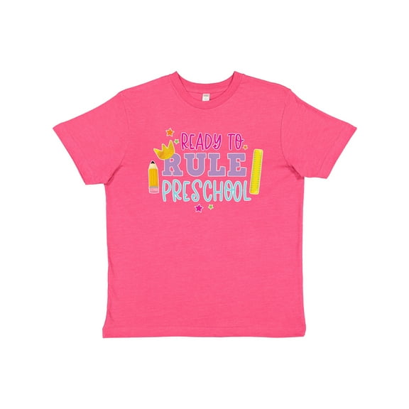 Inktastic Ready to Rule Preschool Back to School Youth T-Shirt