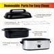 thumbnail image 3 of Horno tostador eléctrico NECERO de 26 cuartos de galón con tapa autohilante de 1450 W, 3 of 9