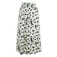 thumbnail image 2 of Vedolay Skorts Skirt For Women Women's Hawaiian Skirts Beach Ruched Front Tropical Skirt with Slit,White L, 2 of 5