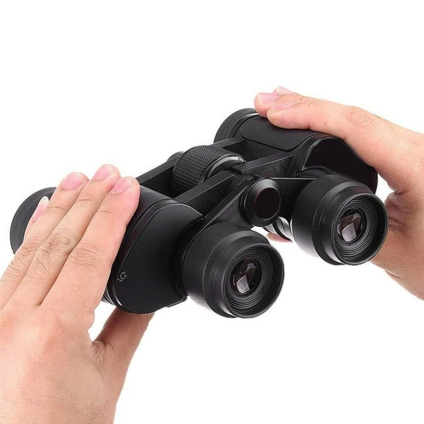 QUTETN HD Magnifier, HD Night Vision Binoculars, 8X Zoom,Compact Binoculars with Low Light Vision for Bird Watching Hunting Football Games Travel Stargazing, Clear Vision