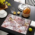 thumbnail image 3 of Red Onion Flowers Placemats Set of 12, Spring Watercolor Dandelion Floral Plants Placemats for Dining Table, Place Mats for Kitchen Tabletop, Waterproof Wipeable Dining Table Mats Set, 3 of 9
