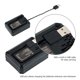 thumbnail image 4 of Cargador de batería JJC NP-W126 NP-W126S USB de doble ranura para Fuji, 4 of 9