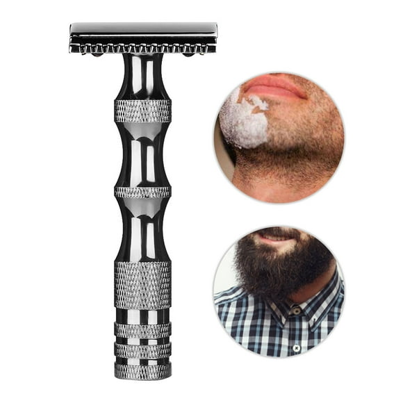 Maquinilla de afeitar de doble hoja, clásica, antideslizante, manual, para hombres, tecnología innovadora