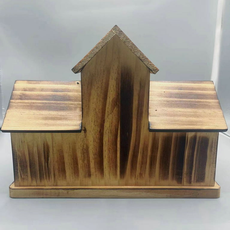 Esschert Design Beehouse 14.6 x 14.8 cm Wood Natural/Yellow