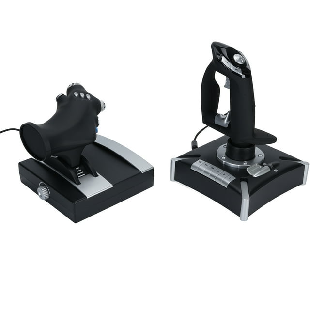 Control del Simulador de Vuelo, 16 Llaves Programables Independientes Joystick de Simulació de Vuelo para el Juego de Práctica