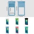 thumbnail image 3 of Guardoinrt Waterproof Mobile Phone Pouch 7.2 Inch Smartphone Dry Bag with Lanyard Sealing Climbing Universal Protection Case White 1Set, 3 of 6