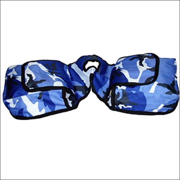Hilason Western Tack Horse Camo Horn Bag Camouflage Blue