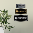 thumbnail image 2 of Fancy Private (Key) Sign (Black) - Large, 2 of 4