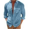 thumbnail image 1 of RKSTN Cardigan pour Homme Décontracté Mode Col Rabattu Chandail Uni Manches Longues Hauts en Coton Décontractés Stylés pour l'Automne, 1 of 9