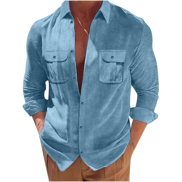 RKSTN Cardigan pour Homme Décontracté Mode Col Rabattu Chandail Uni Manches Longues Hauts en Coton Décontractés Stylés pour l'Automne