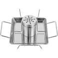 thumbnail image 2 of 1 Set Grilled Rack for Outdoor Roast Chicken Holder Turkey Roast Rack for Home Hotel Restaurant, 2 of 8