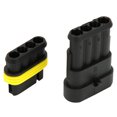 thumbnail image 4 of Car Waterproof Connector, 12A 5 Sets Car Electrical Connector Thermal Stability  For Trucks For Cars For Buses 4P, 4 of 8