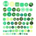 thumbnail image 1 of Shisuyan 1 Set of Colored Resin Buttons DIY Sewing Buttons Clothes Button Ornaments Craft Making Buttons, 1 of 9