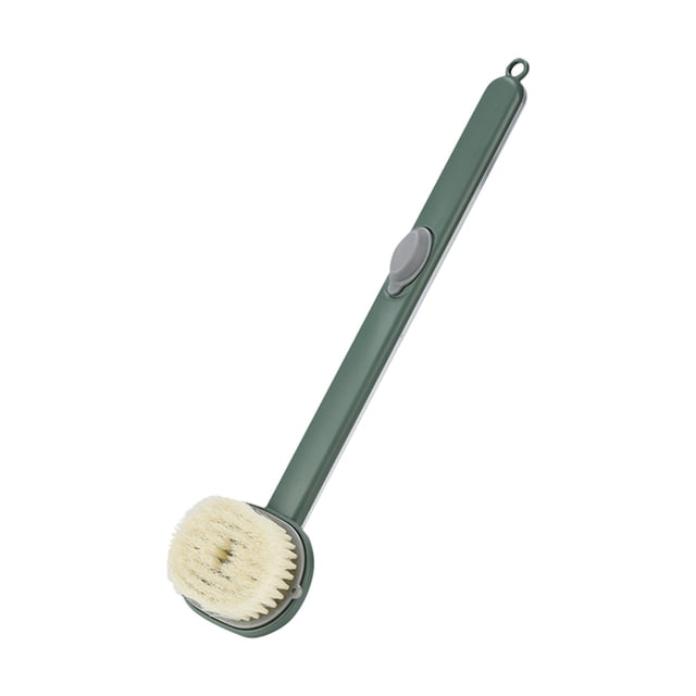 Long Handle Bath Massage Brush Soft Bristle Back Scrubbing Brush Exfoliating Back Cleaning Brush