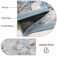thumbnail image 5 of Orange Blue Sea Stars Front Door Rugs 2x3 ft Retro Sea Stars Jellyfish Shell Floral Small Rug for Entryway Non Slip Washable Bathroom Door Mat Absorbent Floor Mat for Indoor Entrance, 5 of 9