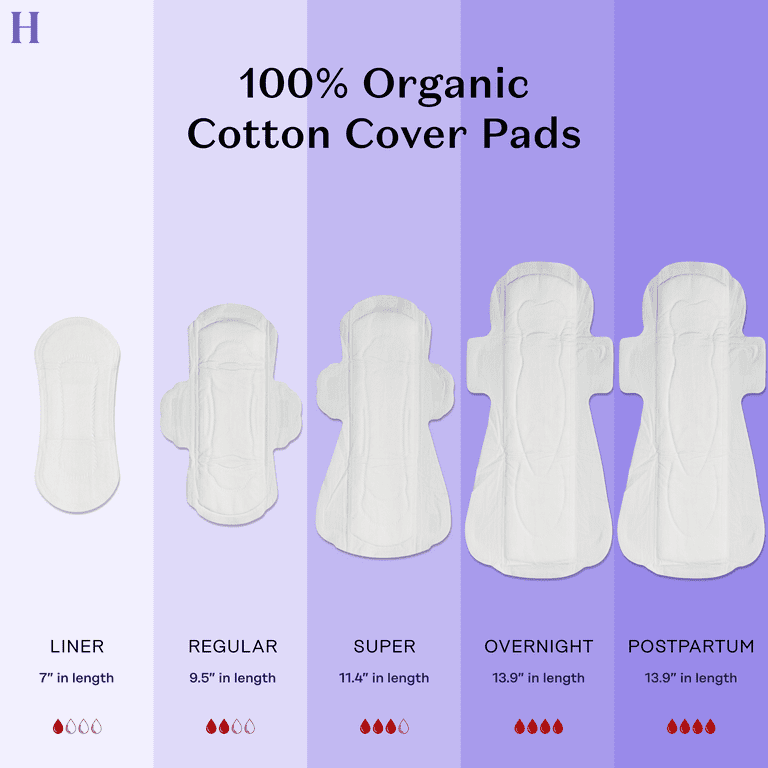 The Honey Pot Company, Herbal Pantiliners, Organic Cotton Cover