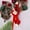 Red#45093🌈, variant on Tailwind Monkey Toy Doll, Interactive Long Arm Monkey, Car Collision Avoidance Accessory, Chain Connection Feature, Durable Material, Single Piece, Eye-Catching Car Decoration Gift
