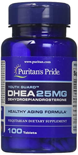 Puritans Pride Dhea 25 mg, 100 Count