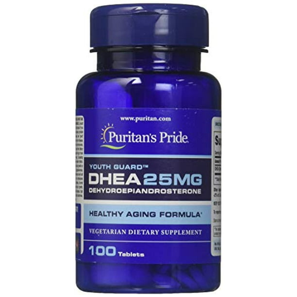 Puritans Pride Dhea 25 mg, 100 Count