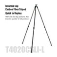 thumbnail image 2 of SUNWAYFOTO T4020CSLI-L, 73” Tall Inverted Leg  Carbon Fiber Tripod with 65mm Arca Ballhead, 40mm Tubes Two Section, 2 of 9
