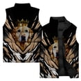 thumbnail image 3 of Chaleco sin mangas para hombre Bear Chalecos geniales para hombre Chaquetas de plumón de dragón de moda Spider Man 2024 Modernas cálidas duraderas y asequibles Weste, 3 of 5