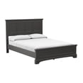 thumbnail image 4 of OSP Home Furnishings 4-Piece Farmhouse Solid Wood Queen Bedroom Set, Black, 4 of 22