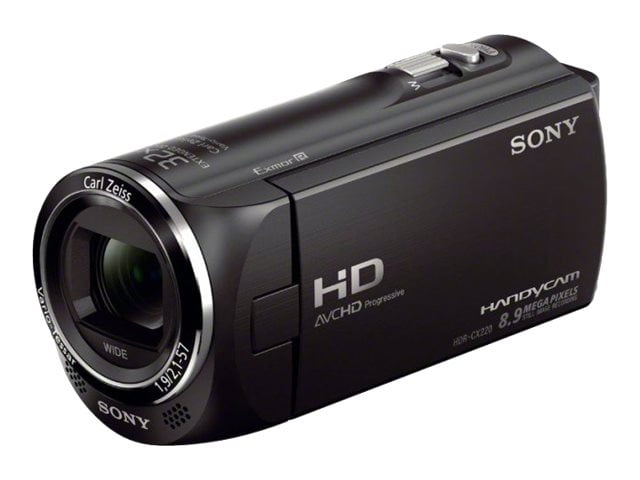 melted Rabbit methodology Sony Handycam HDR-CX220 - Camcorder - 1080p - 2.39 MP - 27x optical zoom -  Carl Zeiss - flash card - black - Walmart.com