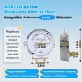 thumbnail image 4 of GUYUTING 4681ED3001D Diverter Motor, 2.5 Inch 4W, Replacement for LG Kenmore Dishwasher Wash Cycle Components, 4 of 6