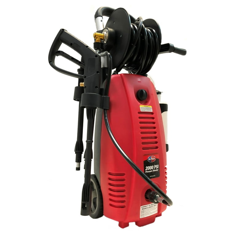 Electric Pressure Washer 2000 PSI Power Washer w/ 30 ft Hose & Reel Max  1.76 GPM – Generatomate