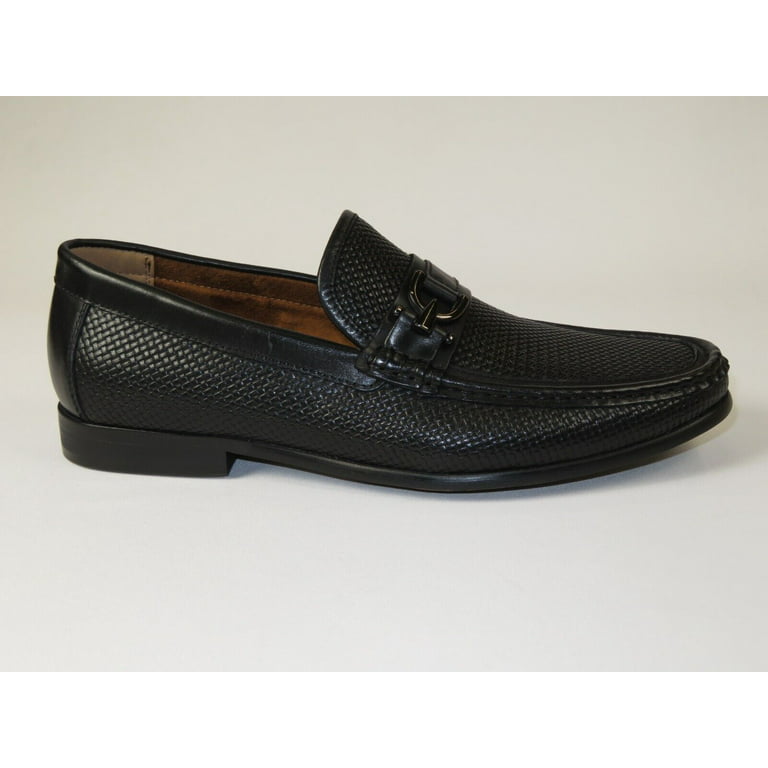 Men's Shoes Steve Madden Soft Leather upper Slip On Chivan Black