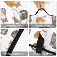 thumbnail image 5 of Realistic Cat White Pattern Teens Toddler Nap Mat with Pillow, Sleeping Mat Bag for Preschool Daycare 60"x20", 5 of 5