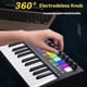 thumbnail image 4 of Mini Teclado Portátil de Control MIDI, USB, Teclado Secuenciador, Pads de Batería Retroiluminados, 8 Perillas, OLED, Controlador de 25 Teclas, 4 of 5