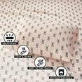 Queen Size Bed Sheets Set, 4Piece Cozy Cotton Flannel Sheets Set Queen