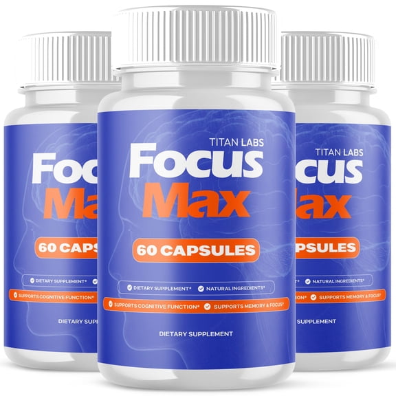 Focus Max Advanced Brain Support Formula Supplement FocusMax 180 Capsules